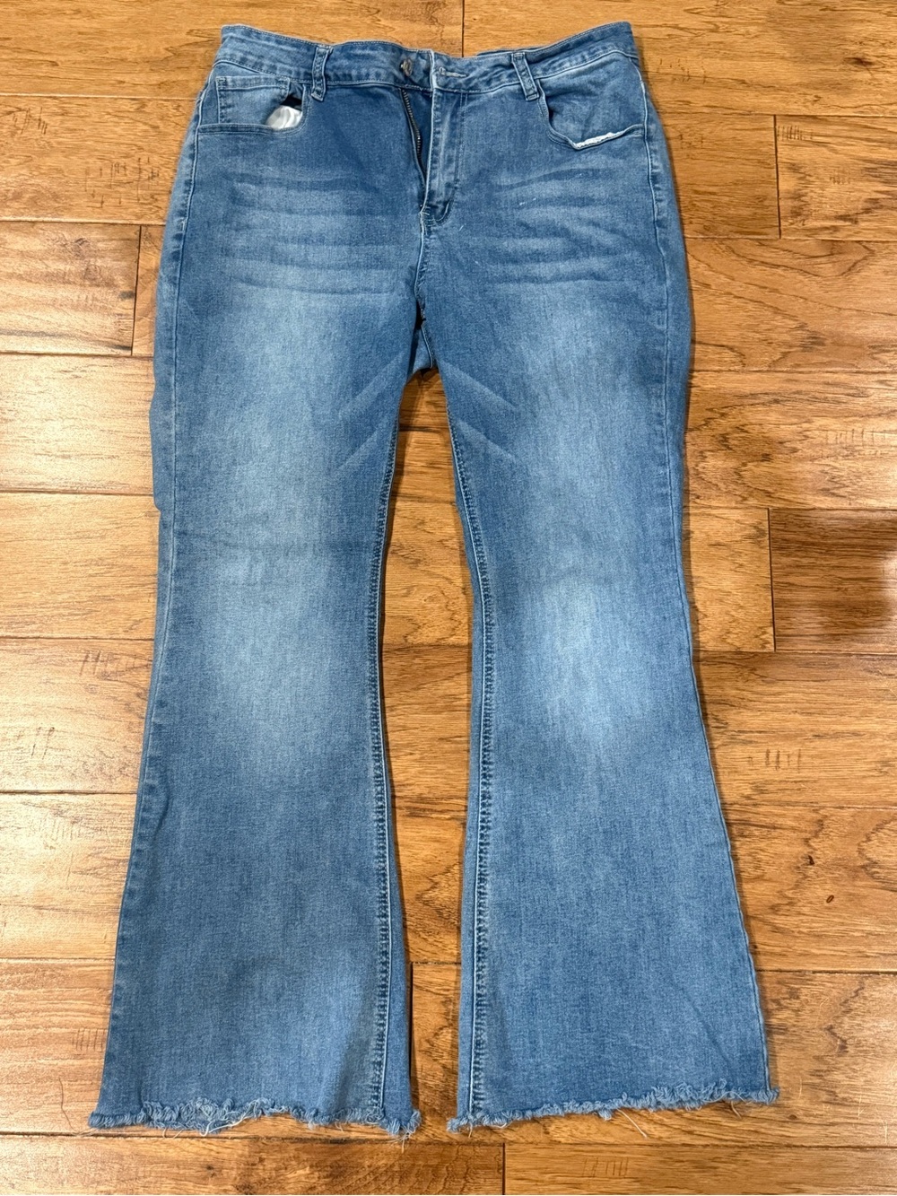 Kunmi Classic Blue Flare Women's Jeans